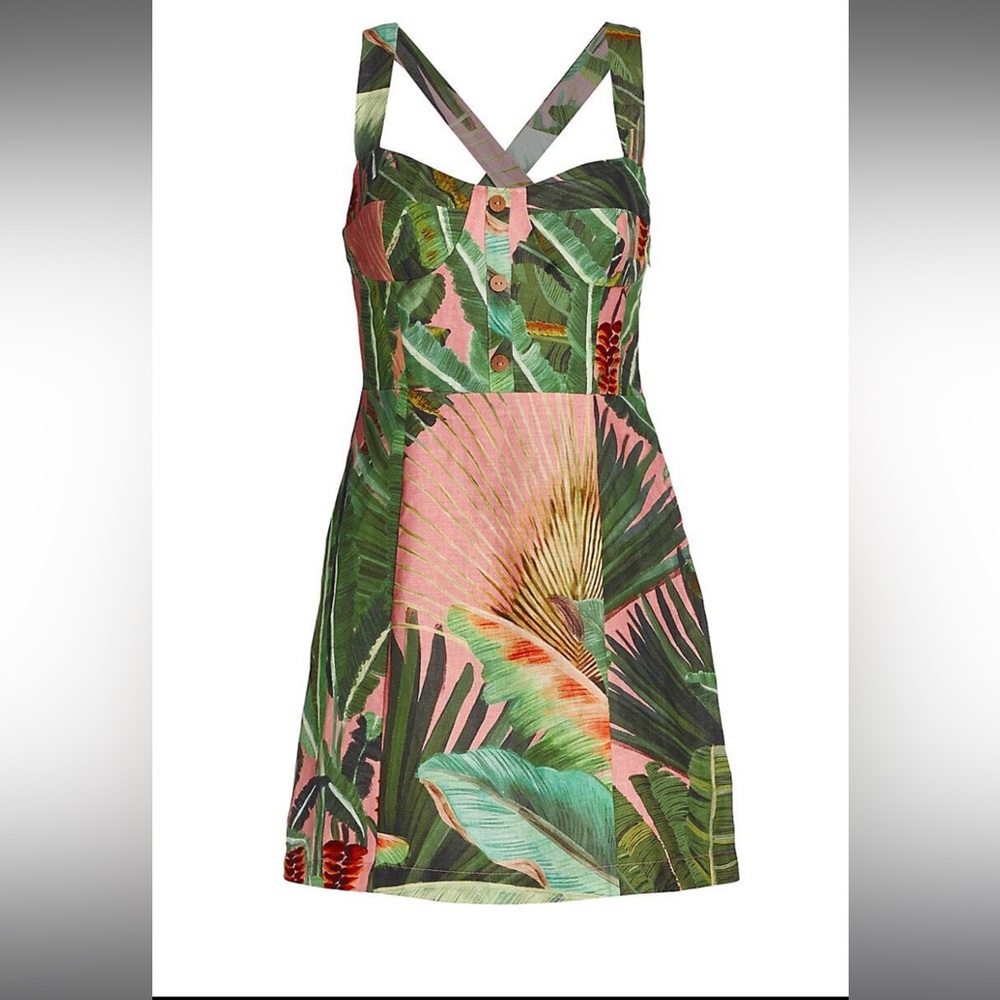 Farm Rio Amazonia Forest Mini Dress
